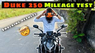 DUKE 250 GEN3 MILEAGE TEST ⛽️| Tank To Tank Mileage Test Shocking Results 🤯 | 2025 | #duke250 #ktm