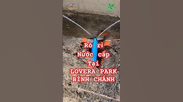 Xử lý ống cấp nước bị vỡ do lún nền #capthoatnuoc #sieuamnuoc #caitaonhacu #songlamtech #xaydung