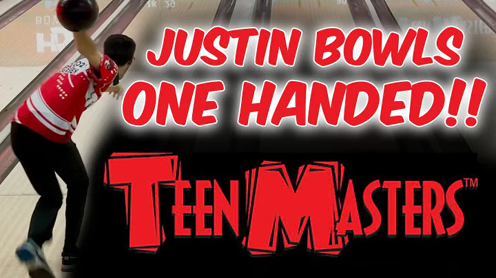 JUSTIN BOWLS 1 HANDED!! | Teen Masters Long and Short!