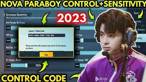 NEW Paraboy Sensitivity 2023 +Latest 4 Finger Control Code