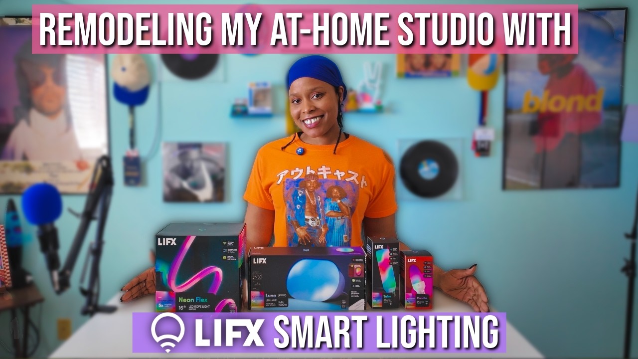 Remodeling My Studio with LIFX Smart Lighting & Customizing Light ...