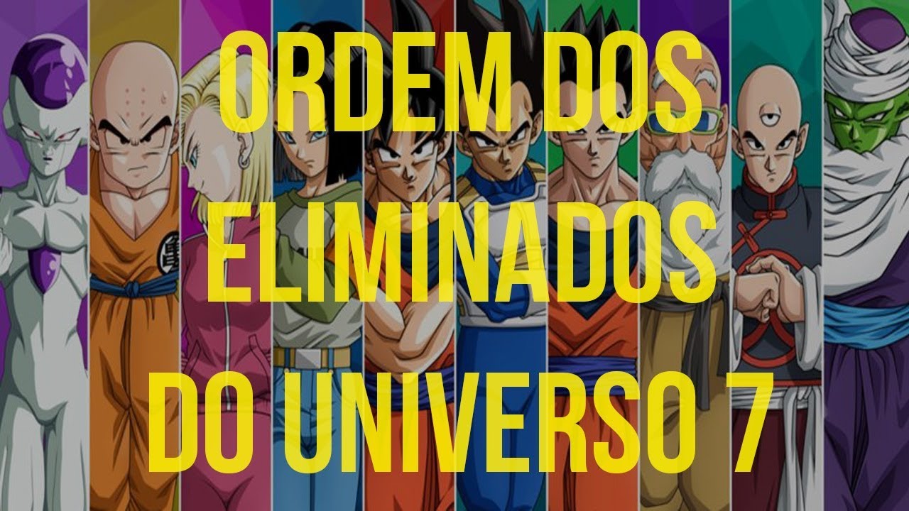 Daiko O Saiyajin - #VEGETTO ORDEM DOS ELIMINADOS DO UNIVERSO 7 NO