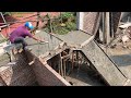 How To Construct Stairs In The House - Using Formwork Structure - Traditional Staircase Design