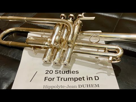 Duhem: 20 Studies for Trumpet in D, No. 2. Video Project No. 329.