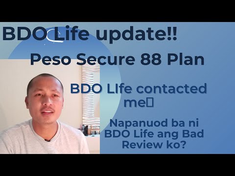 UPDATE!! On My BDO LIFE PESO SECURE 88 PLAN. #finance #investing