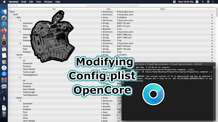 Configuring OpenCore config file Using ProperTree for Hackintosh