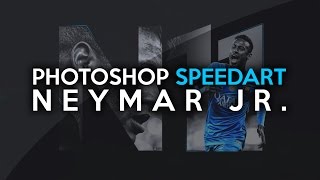 Photoshop speedart - Neymar Jr. desktop wallpaper screenshot 3