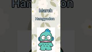 Your month your Sanrio character! #trending #shorts #sanrio