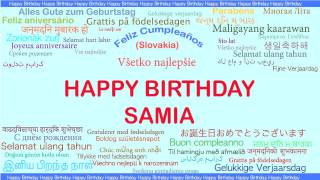 Samia   Languages Idiomas - Happy Birthday