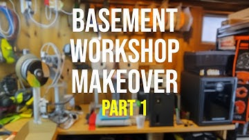 Basement Workshop Makeover Part 1 | Clearing the Chaos & Planning the Build