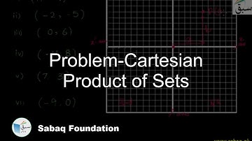 Problem-Cartesian Product of Sets, Math Lecture | Sabaq.pk