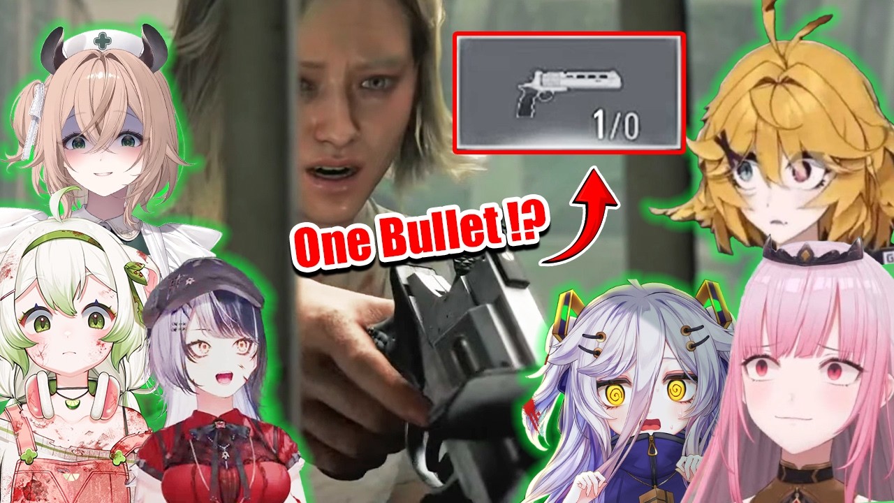 VTubers Crash Out After Leon Gives Them A Gun With 1 Bullet In Resident Evil Requiem