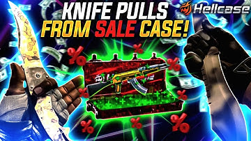 SALE CASE PAID HUGE KNIVES ON HELLCASE !! !? ! HELLCASE PROMO CODE 2025 ! HELLCASE CASE OPENING !