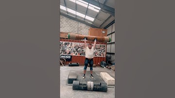 190kg (418lbs) raw log press 💪