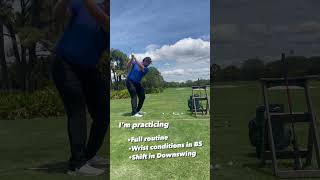 Use slow motion swings to improve your golf #golf #golftip #golfisfun