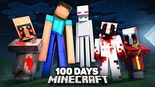 I Survived 100 Days in CREEPYPASTA Minecraft...