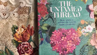 ‘The Untamed Thread’ by Fleur Woods - slow stitching book review #LibraryFriday