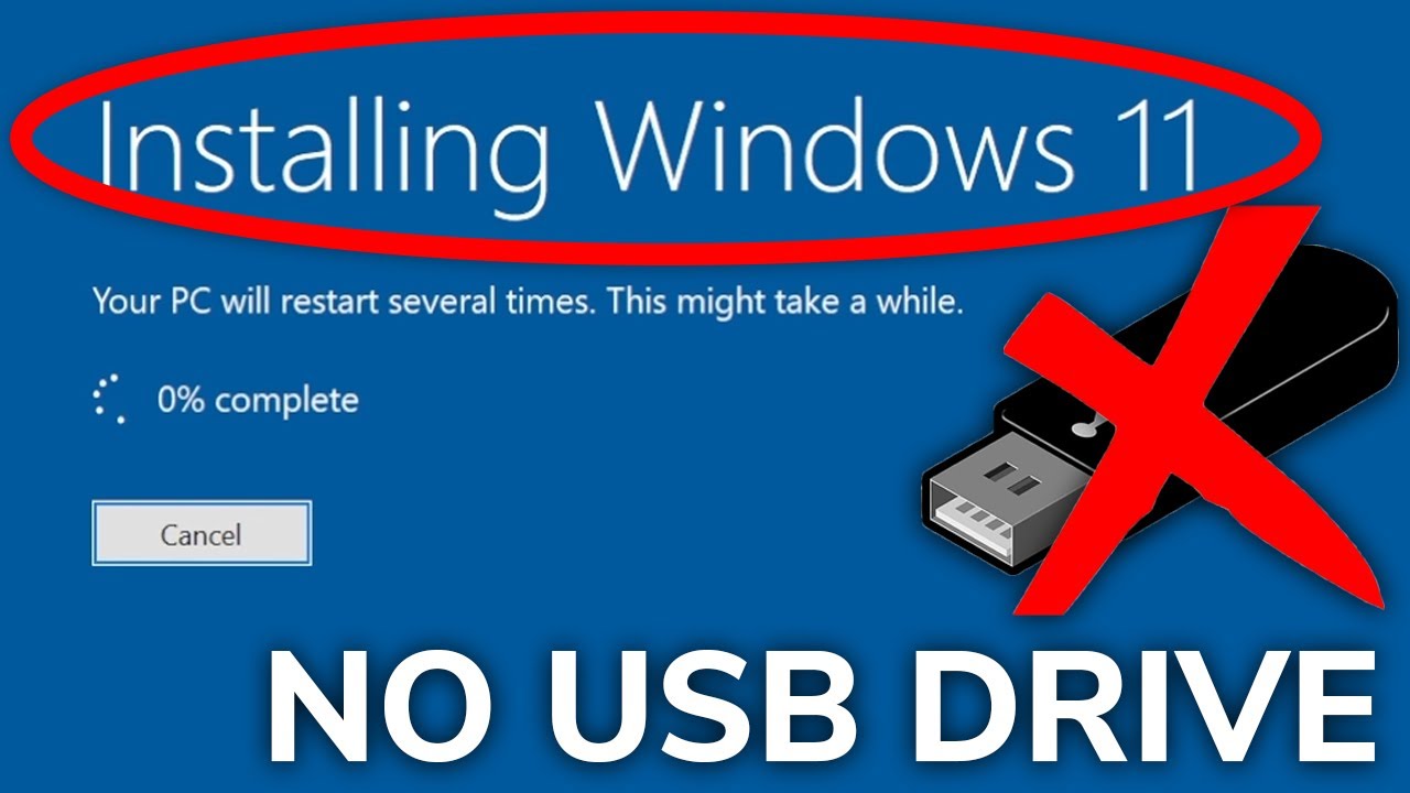 How to Clean Install Windows 11 without a USB Drive - YouTube