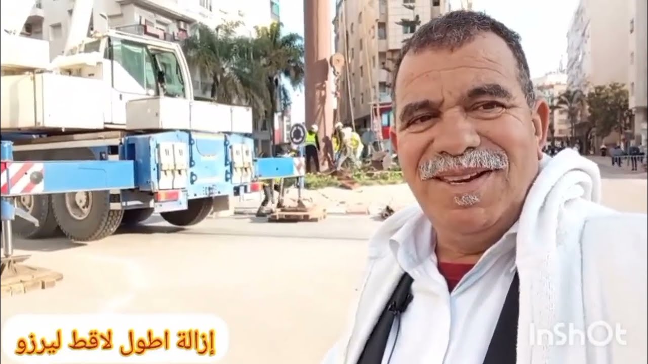 الصقر ينجع في إزالة لاقط ريزو بلافيلوط بعد.تامين المنطقة  برافعة عملاقة من اجل توسيع شارع الامام علي