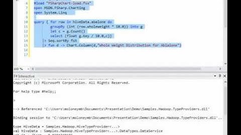 Hadoop Type Provider in F#