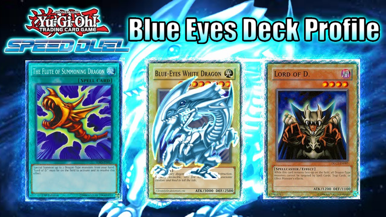 Yu-Gi-Oh! Blue-Eyes White Dragon Speed Duel Deck Profile September 2021