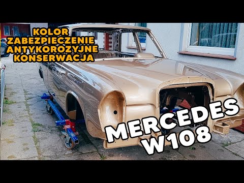 Mercedes w108. Color, rust protection and maintenance.