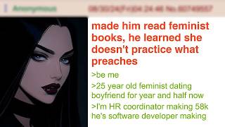 Feminist Demands Boyfriend Read Feminist Books He Does And Realizes She s Hypocrite