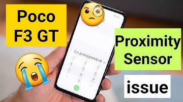 Poco F3 Gt Proximity sensor test which is not great 😭😭😭