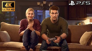 (PS5) UNCHARTED 4: A Thief’s End Walkthrough - Chapter 4: A Normal Life [4K 60FPS]