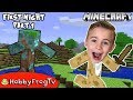 First Night in Minecraft Part 1 by HobbyFrogTV