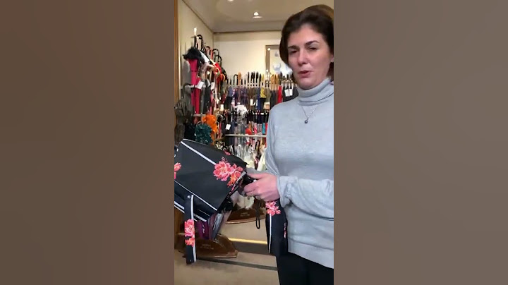 TUTO OUVRIR ET FERMER UN PARAPLUIE PLIANT AUTOMATIQUE