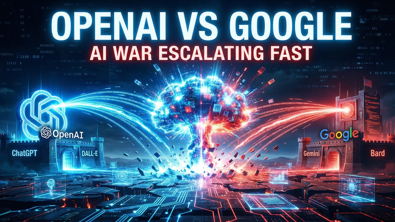 OpenAI vs Google The AI War Is Escalating Fast - YouTube