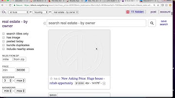 How To Search For Good Real Estate Deals On Craigs List