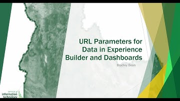TECH Talk: Working with URL Parameters in Experience Builder and Dashboards