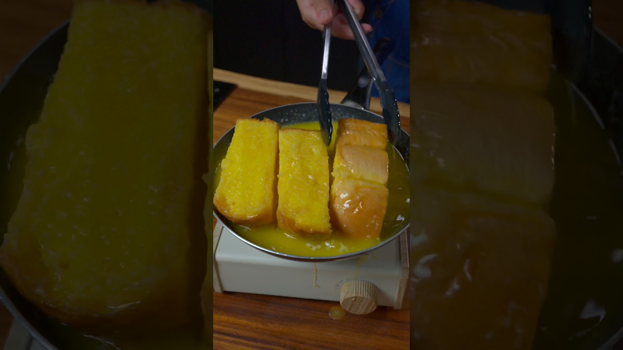 🧈🍞Crispy Butter Bread: Bigger is Better #shorts #cooking #food