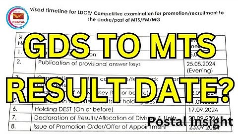 GDS to MTS Result Date?? Is there any Delay?