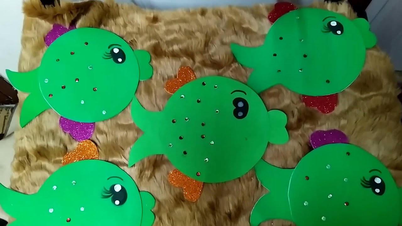 نشاط حرف ....(س) عمل سمكة جميلة