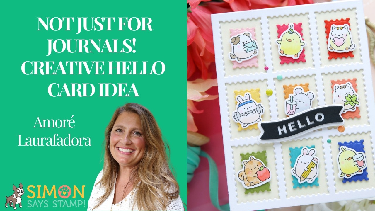Not Just for Journals! Creative Hello Card Idea with Journal Jamboree
