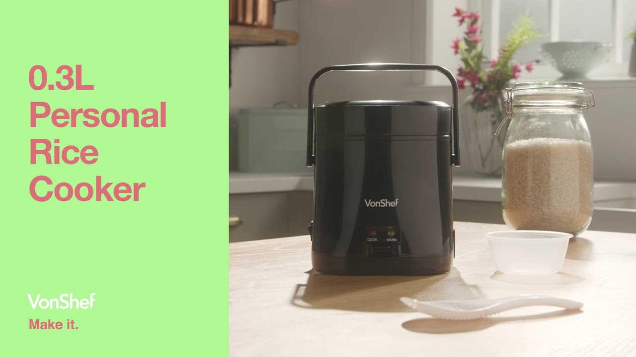 VonShef 0.3L Personal Rice Cooker 