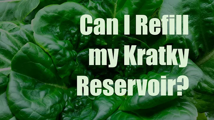 Kratky Hydroponicsrefil...  your nutrient reservoir