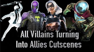 Spider-Man 2 All Villains Turning Into Allies Cutscenes 4K 60FPS (Redemption Arcs)
