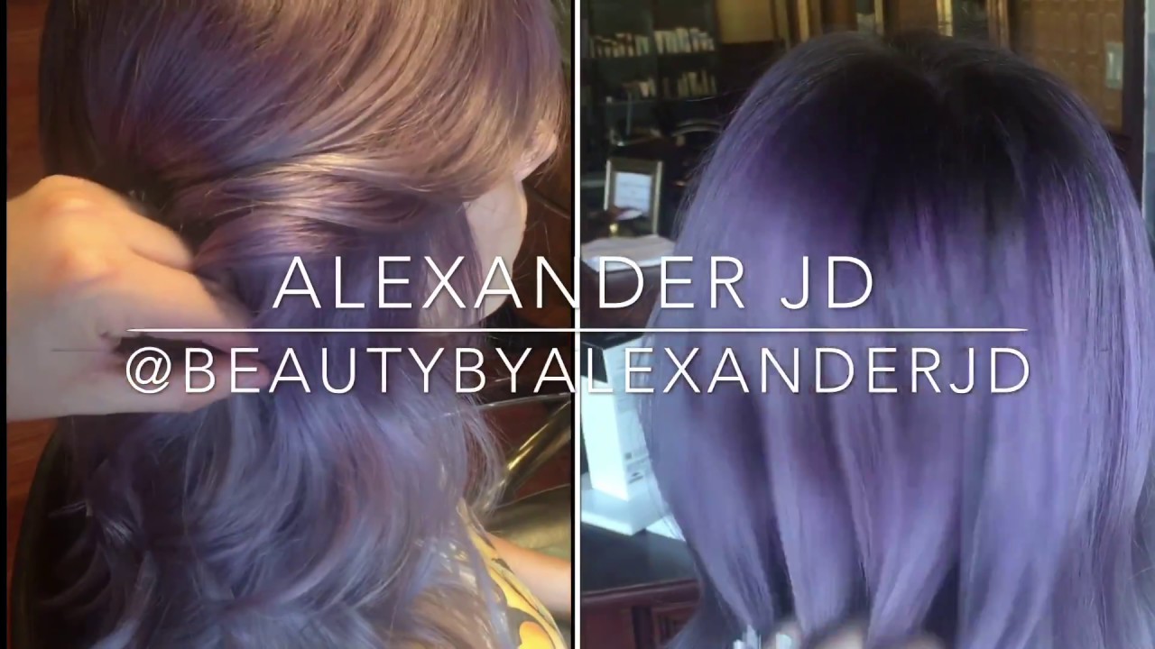 Purple hair! Guy Tang inspired using 