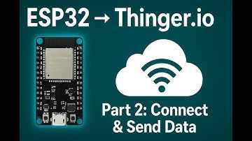ESP32 + Thinger.io – Part 2 | Connect ESP32 to Thinger.IO Cloud & LED