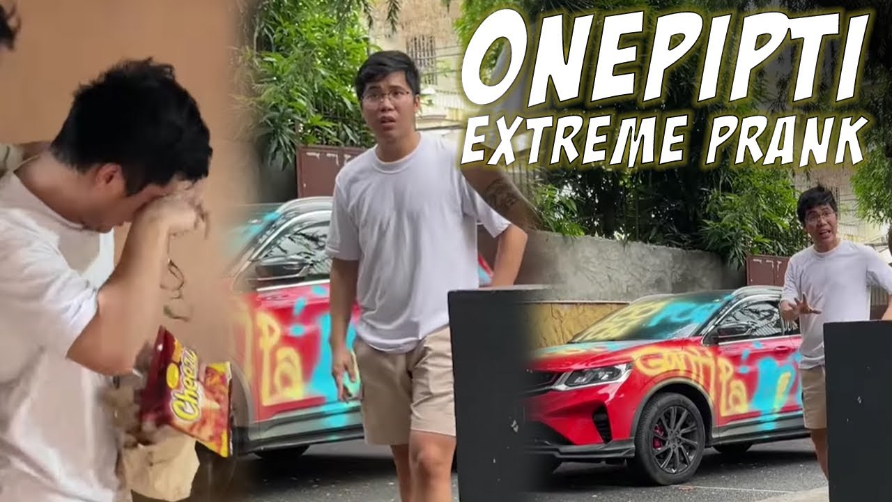 SPRAY PAINT PRANK KAY ONEPIPTI - EMOTIONAL DAMAGE!