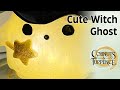Cute Resin Witch Ghost Halloween Décor