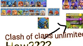 COC unlimited everything 😱|| But it's different server 😳|| Clash of lights download get unlimited screenshot 4