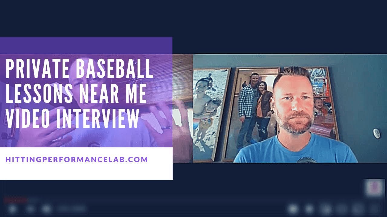 Private Baseball Lessons Near Me Video Interview YouTube