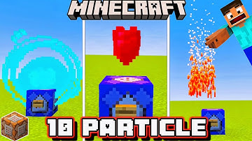 Top 10 Particle command block hacks | Minecraft Commands For Bedrock