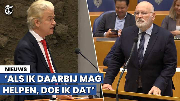Clash tussen Wilders en Timmermans tijdens debat: ‘Hun paspoort afpakken’