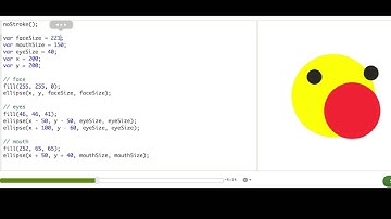 Resizing shapes with variable expressions | Computer Programming | Khan Academy